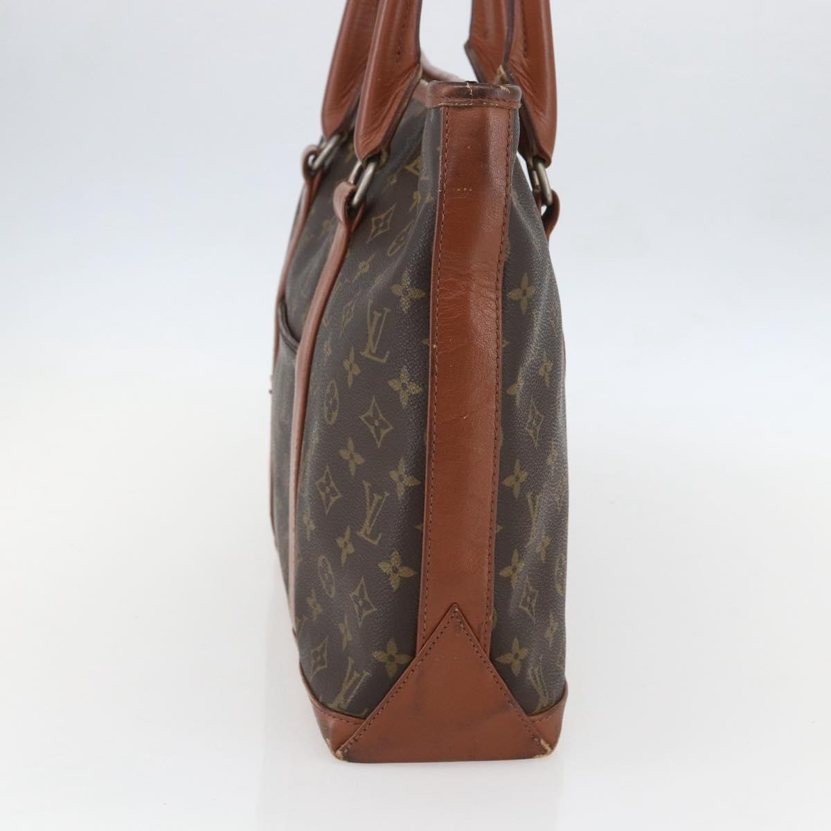 LOUIS VUITTON Monogram Sac Weekend PM Hand Bag M42425 LV Auth ka760