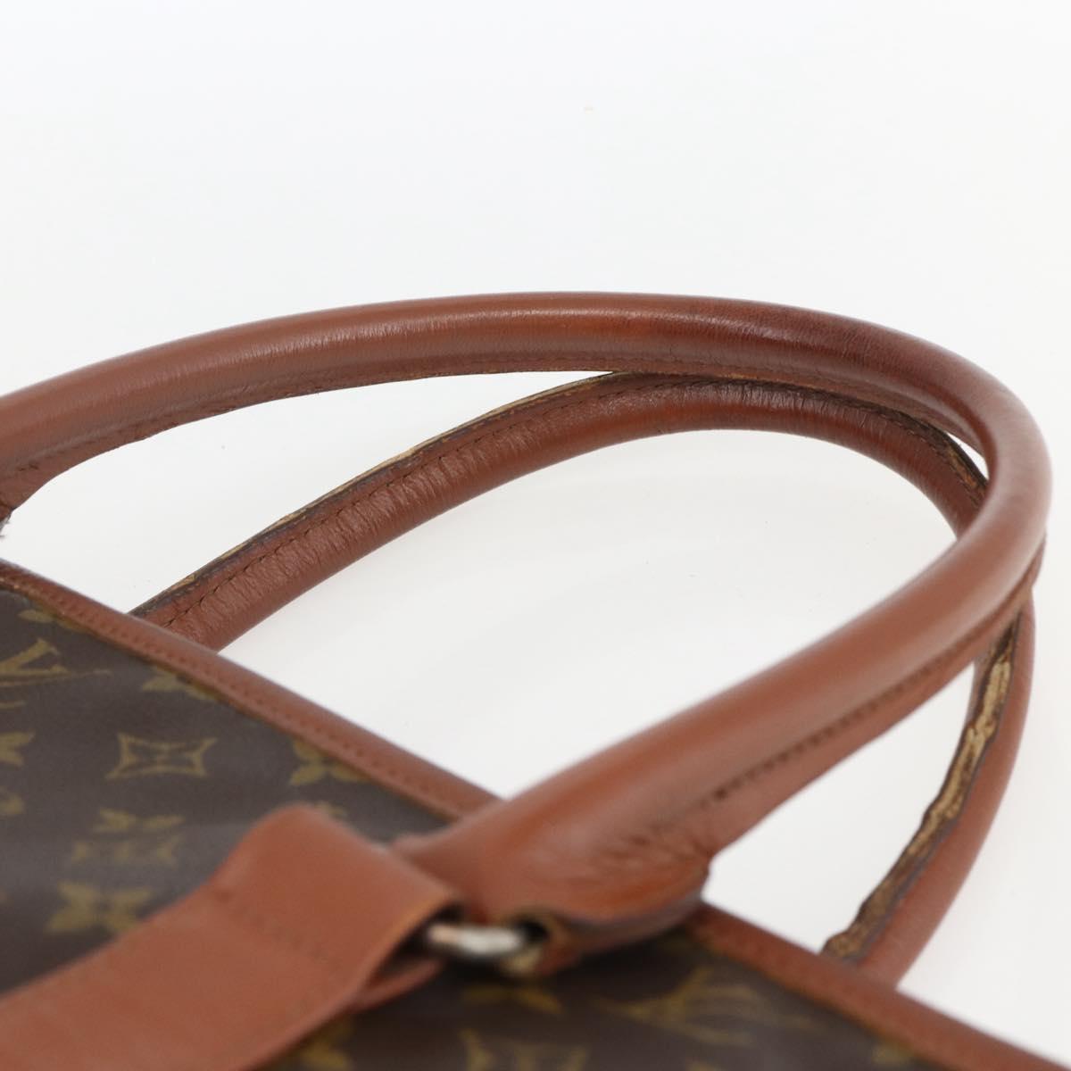 LOUIS VUITTON Monogram Sac Weekend PM Hand Bag M42425 LV Auth ka760