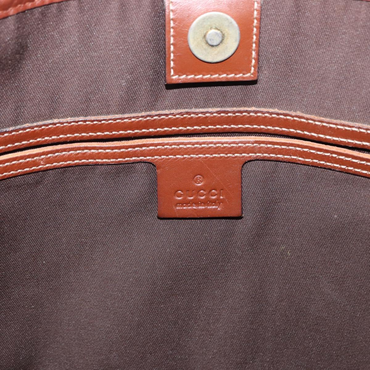 GUCCI GG Supreme Tote Bag PVC Cream Gold 197953 Auth ka766