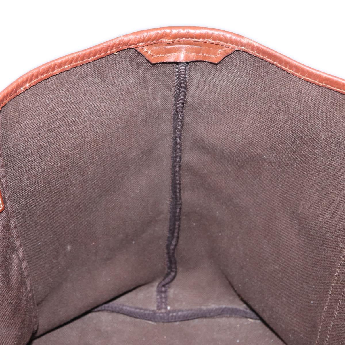 GUCCI GG Supreme Tote Bag PVC Cream Gold 197953 Auth ka766