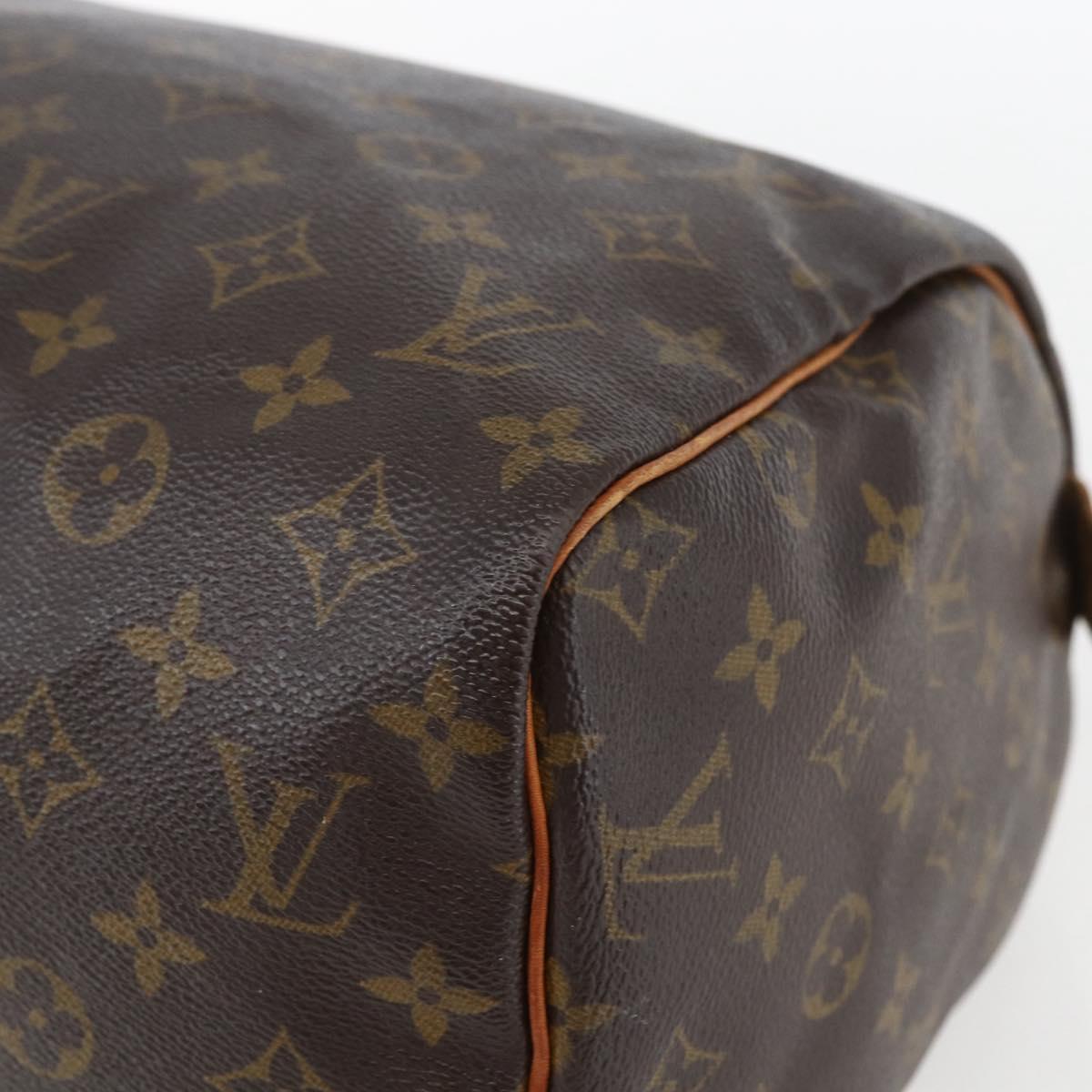 LOUIS VUITTON Monogram Speedy 30 Hand Bag M41526 LV Auth ka774