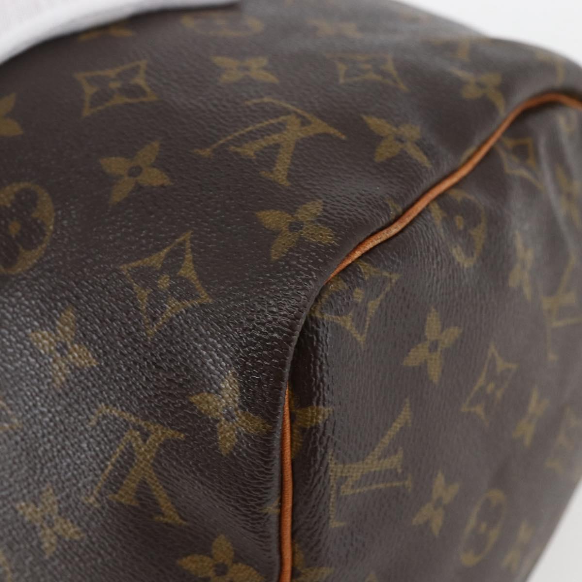 LOUIS VUITTON Monogram Speedy 30 Hand Bag M41526 LV Auth ka774