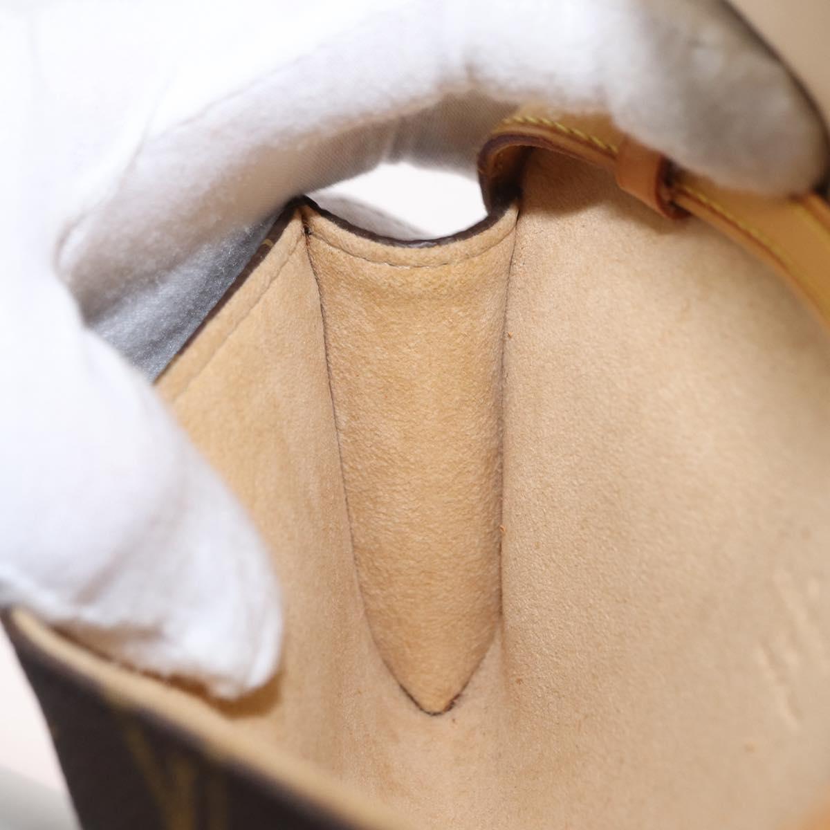 LOUIS VUITTON Monogram Pochette Twin PM Shoulder Bag M51854 LV Auth ka775