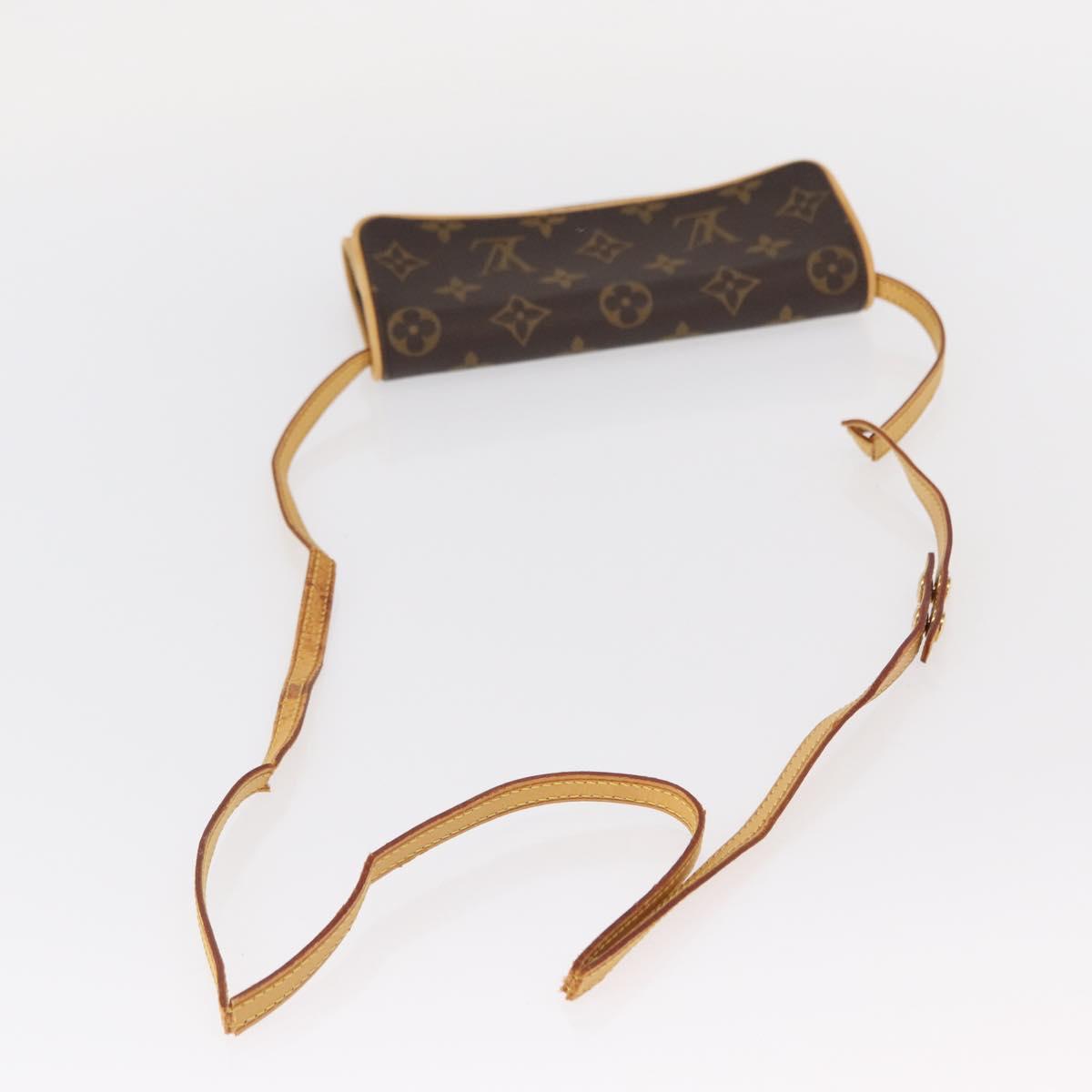 LOUIS VUITTON Monogram Pochette Twin PM Shoulder Bag M51854 LV Auth ka775