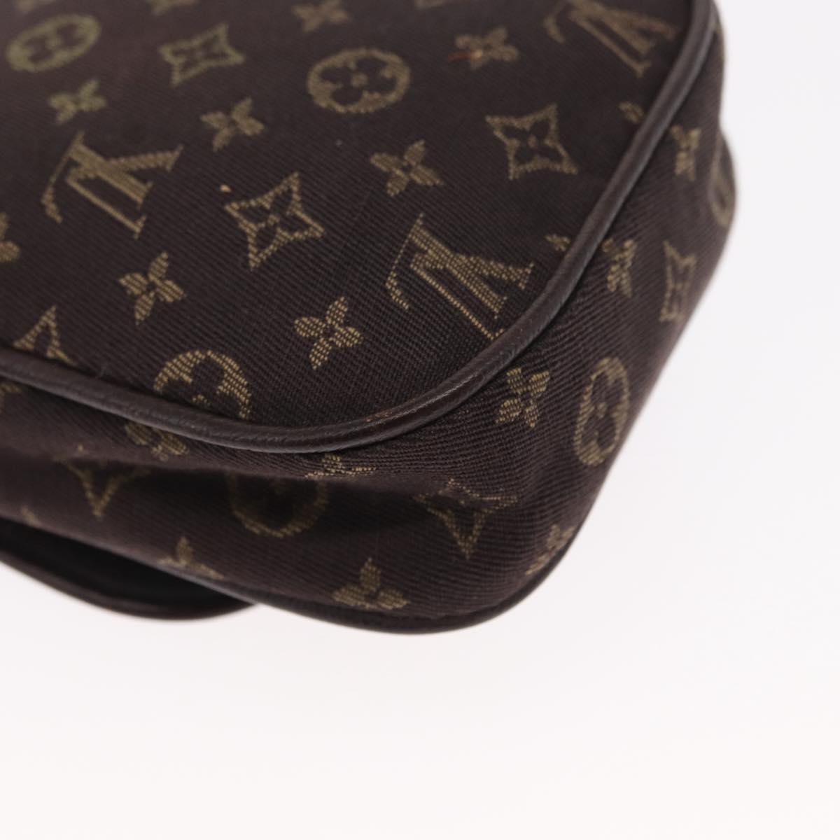 LOUIS VUITTON Monogram Mini Pochette Cancun Pouch Brown M95313 LV Auth ka777