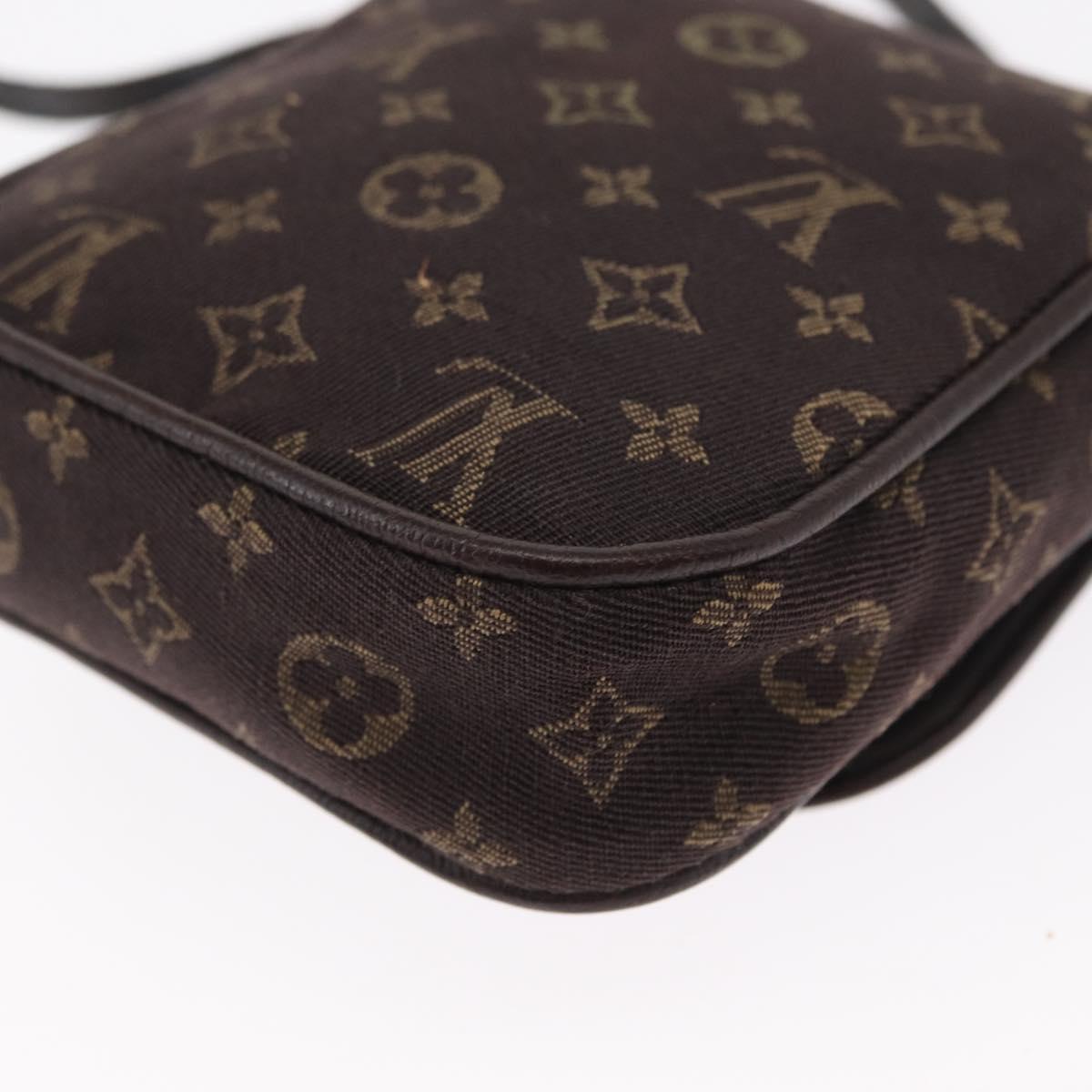 LOUIS VUITTON Monogram Mini Pochette Cancun Pouch Brown M95313 LV Auth ka777