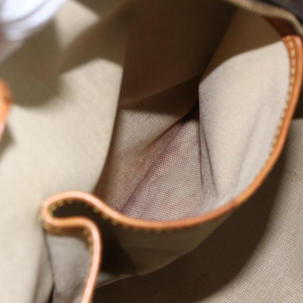 LOUIS VUITTON Monogram Deauville Hand Bag M47270 LV Auth ka780