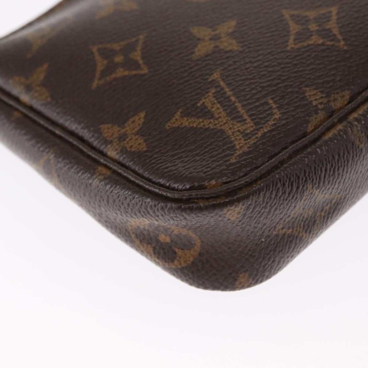 LOUIS VUITTON Monogram Pochette Accessoires Pouch M51980 LV Auth ka782