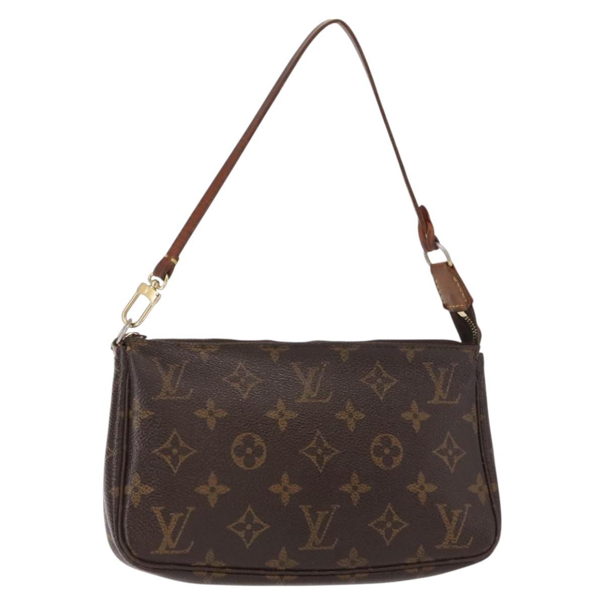 LOUIS VUITTON Monogram Pochette Accessoires Pouch M51980 LV Auth ka782