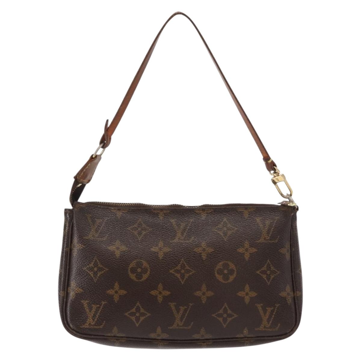 LOUIS VUITTON Monogram Pochette Accessoires Pouch M51980 LV Auth ka782