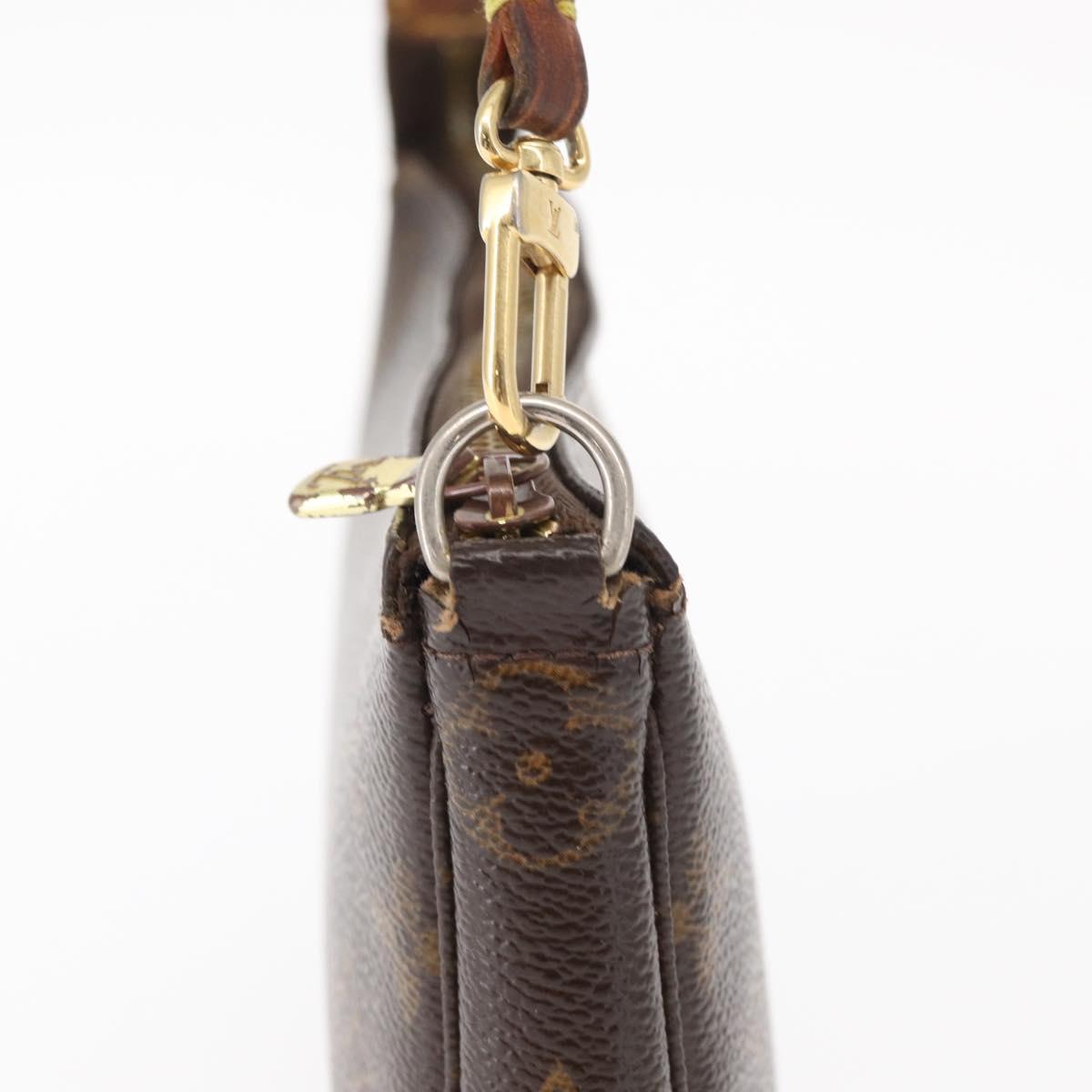 LOUIS VUITTON Monogram Pochette Accessoires Pouch M51980 LV Auth ka782