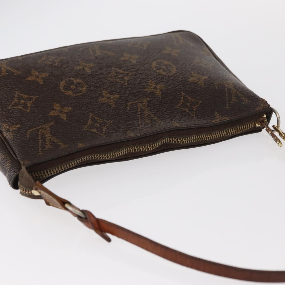 LOUIS VUITTON Monogram Pochette Accessoires Pouch M51980 LV Auth ka782