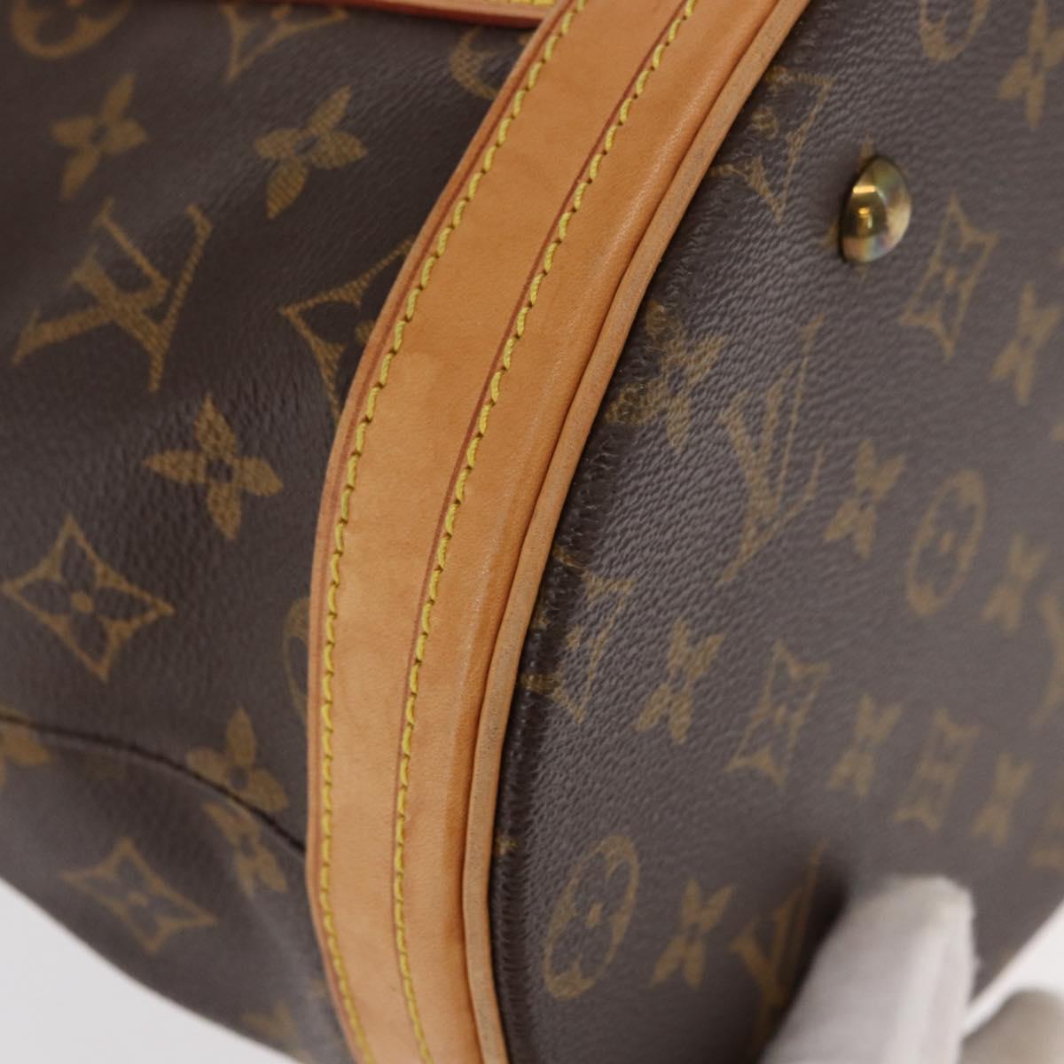LOUIS VUITTON Monogram Bucket GM Shoulder Bag M42236 LV Auth ka785