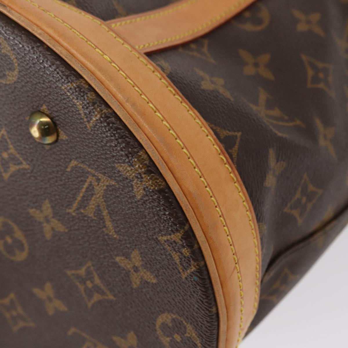 LOUIS VUITTON Monogram Bucket GM Shoulder Bag M42236 LV Auth ka785