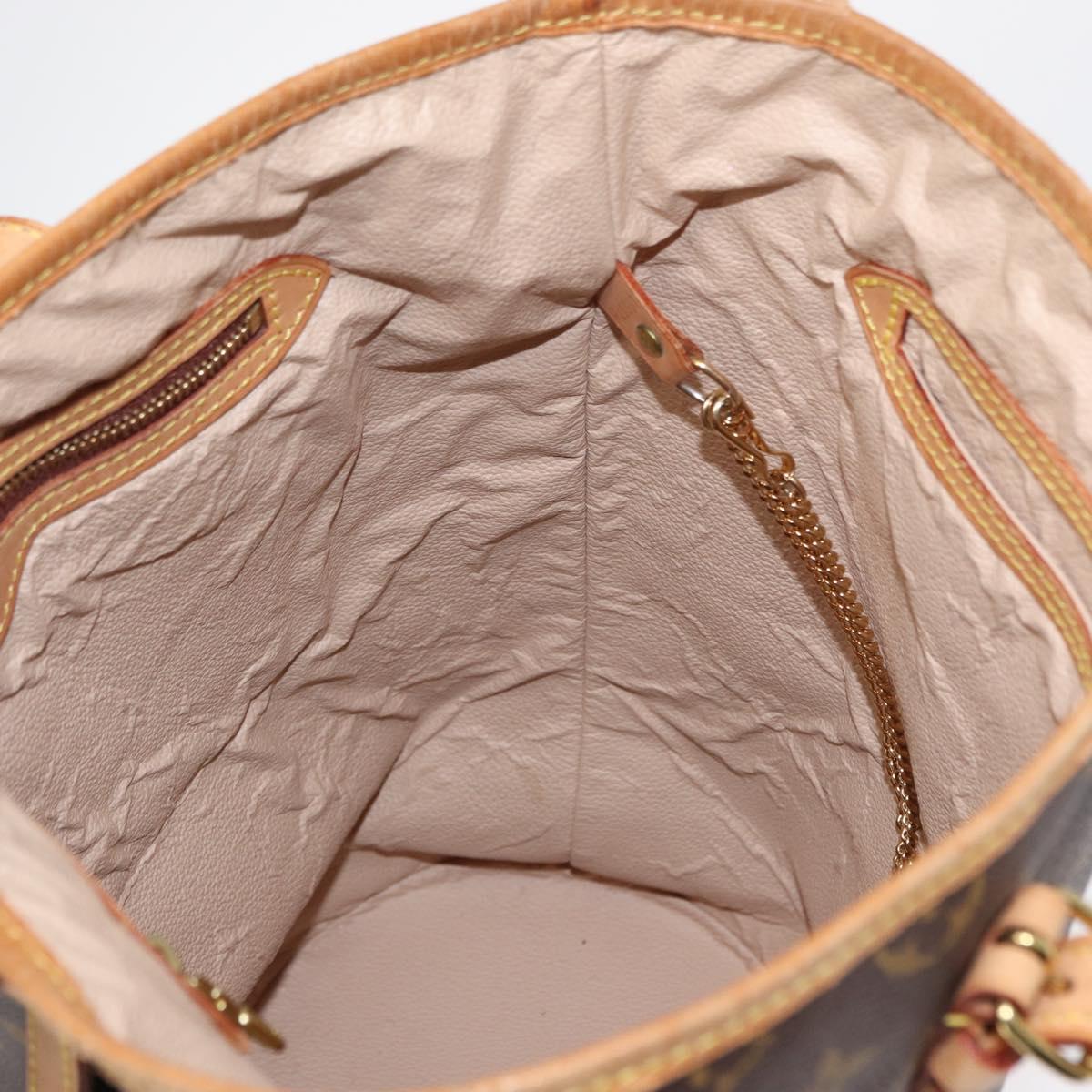 LOUIS VUITTON Monogram Bucket GM Shoulder Bag M42236 LV Auth ka785