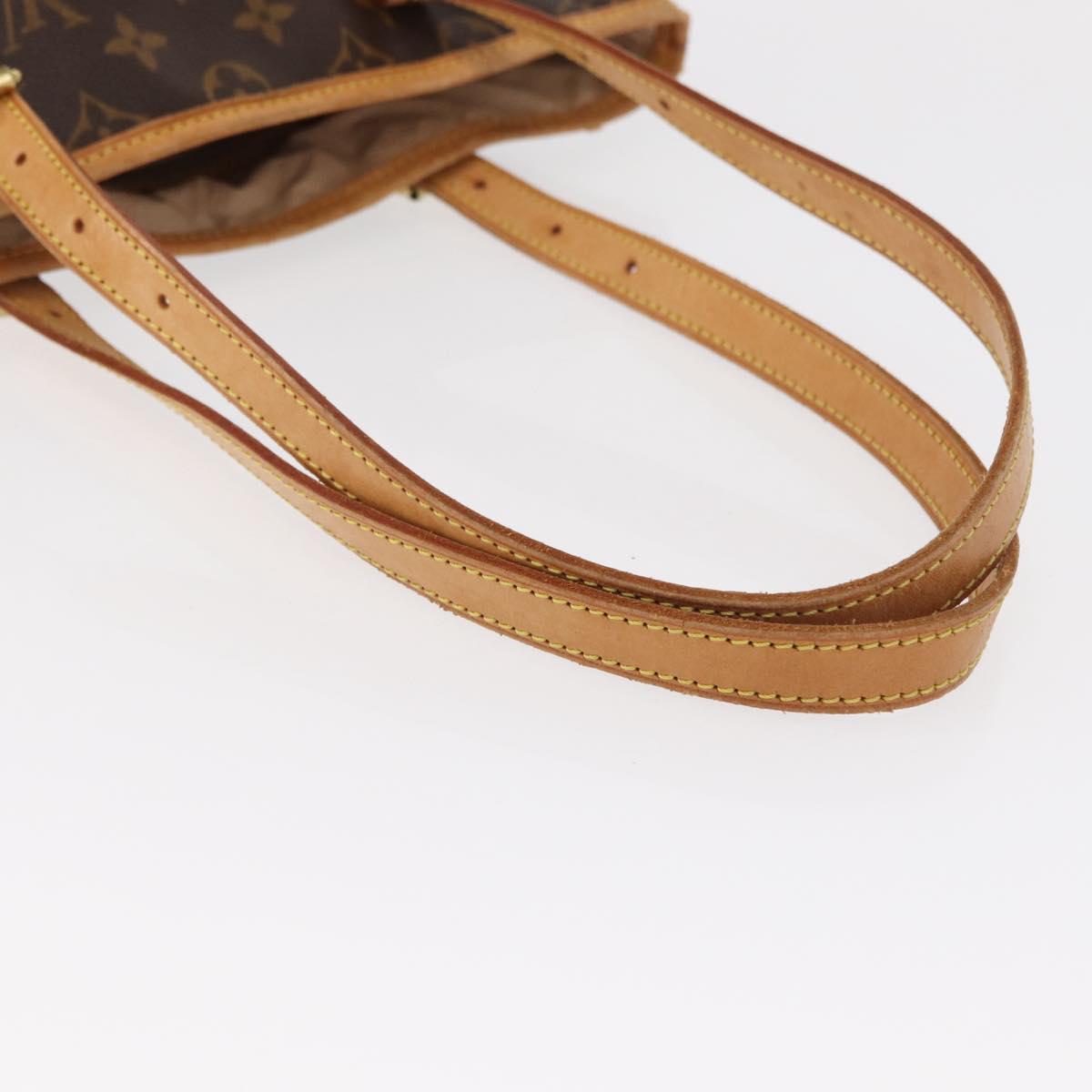 LOUIS VUITTON Monogram Bucket GM Shoulder Bag M42236 LV Auth ka785