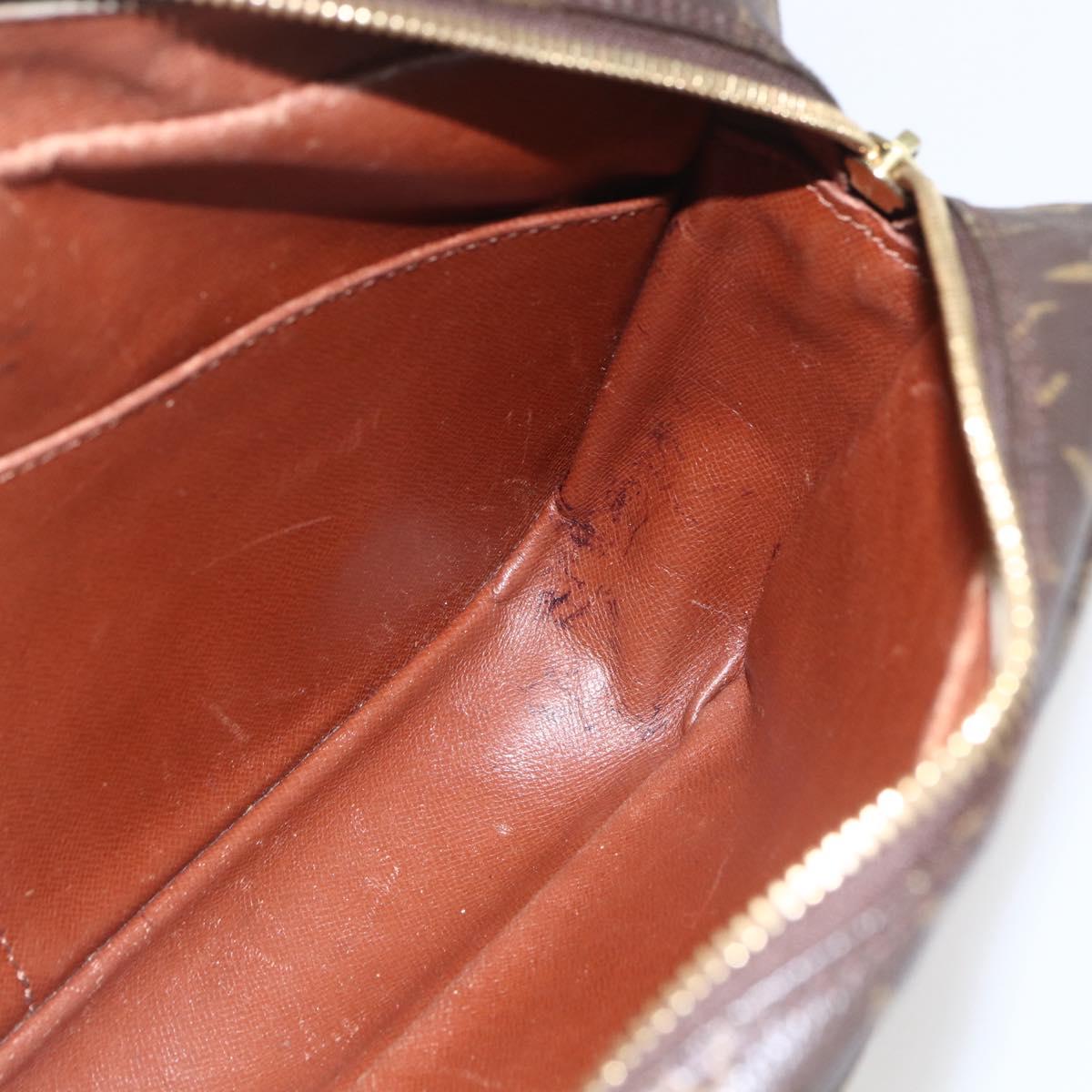 LOUIS VUITTON Monogram Compiegne 28 Clutch Bag M51845 LV Auth ka817