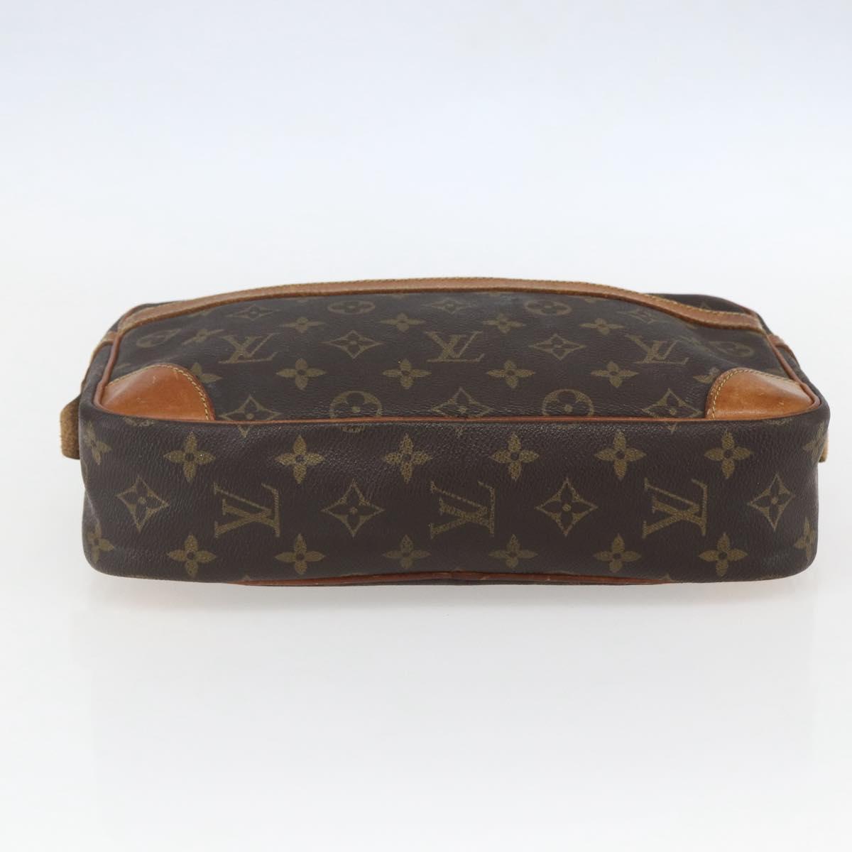 LOUIS VUITTON Monogram Compiegne 28 Clutch Bag M51845 LV Auth ka817