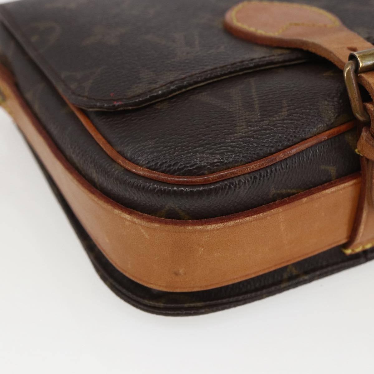 LOUIS VUITTON Monogram Cartouchiere PM Shoulder Bag M51254 LV Auth ka848
