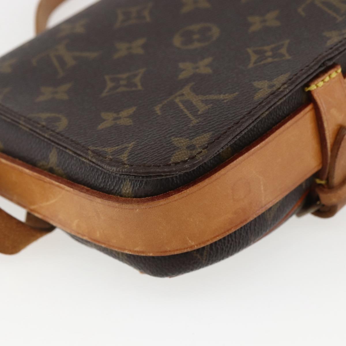 LOUIS VUITTON Monogram Cartouchiere PM Shoulder Bag M51254 LV Auth ka848