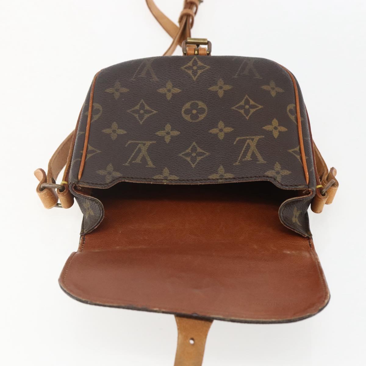 LOUIS VUITTON Monogram Cartouchiere PM Shoulder Bag M51254 LV Auth ka848