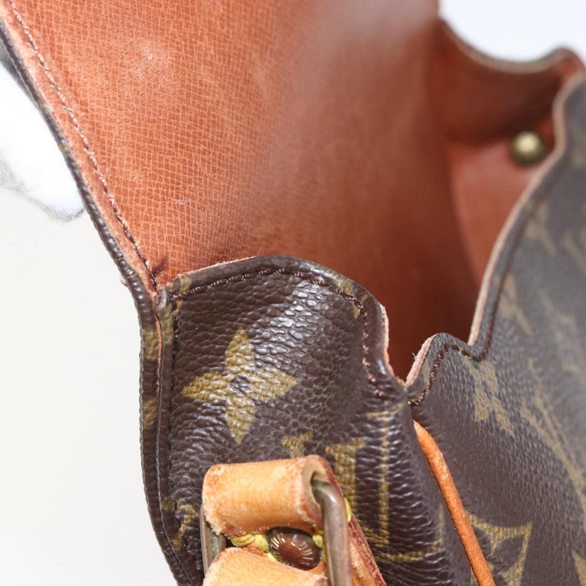 LOUIS VUITTON Monogram Cartouchiere PM Shoulder Bag M51254 LV Auth ka848
