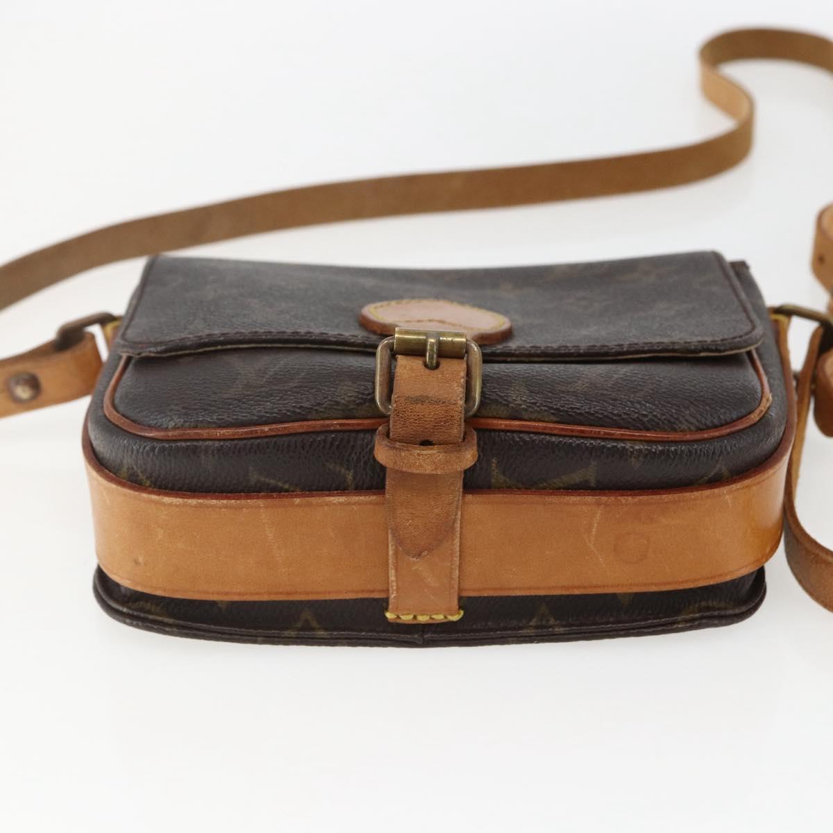 LOUIS VUITTON Monogram Cartouchiere PM Shoulder Bag M51254 LV Auth ka848