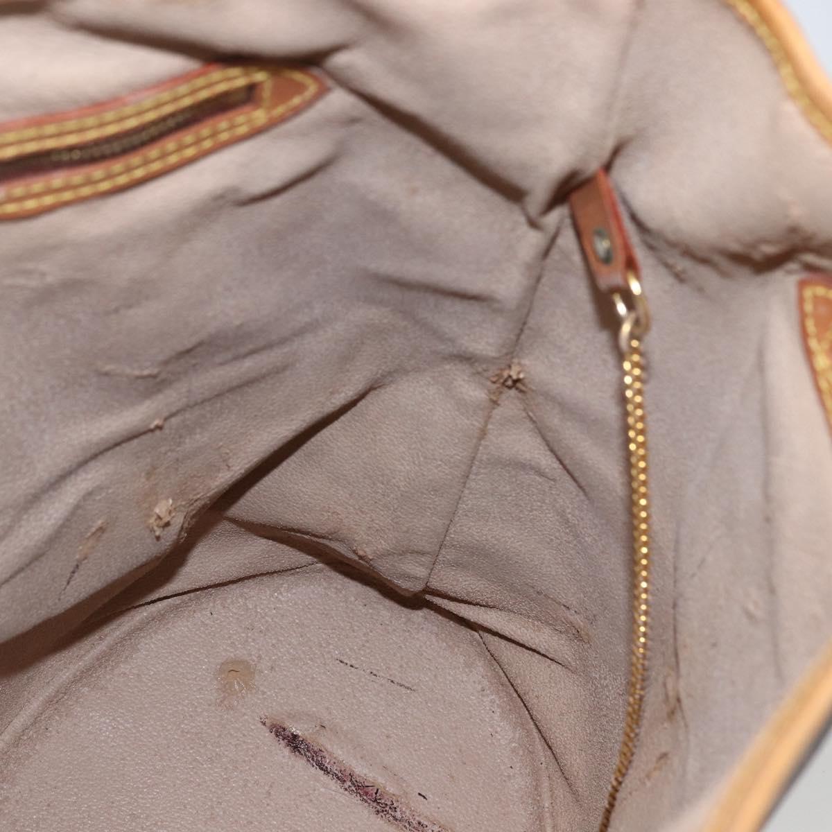 LOUIS VUITTON Monogram Bucket GM Shoulder Bag M42236 LV Auth ka861