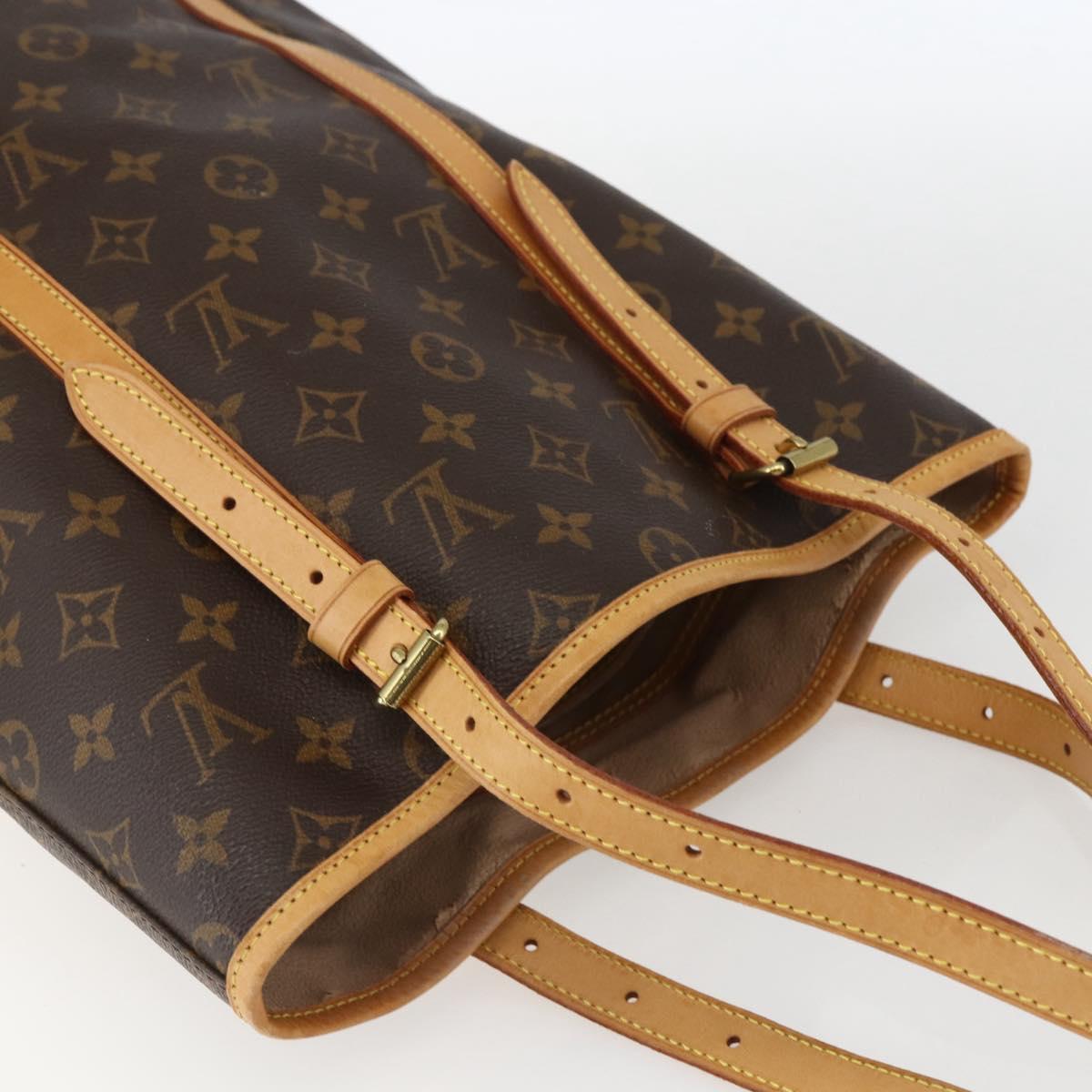 LOUIS VUITTON Monogram Bucket GM Shoulder Bag M42236 LV Auth ka861