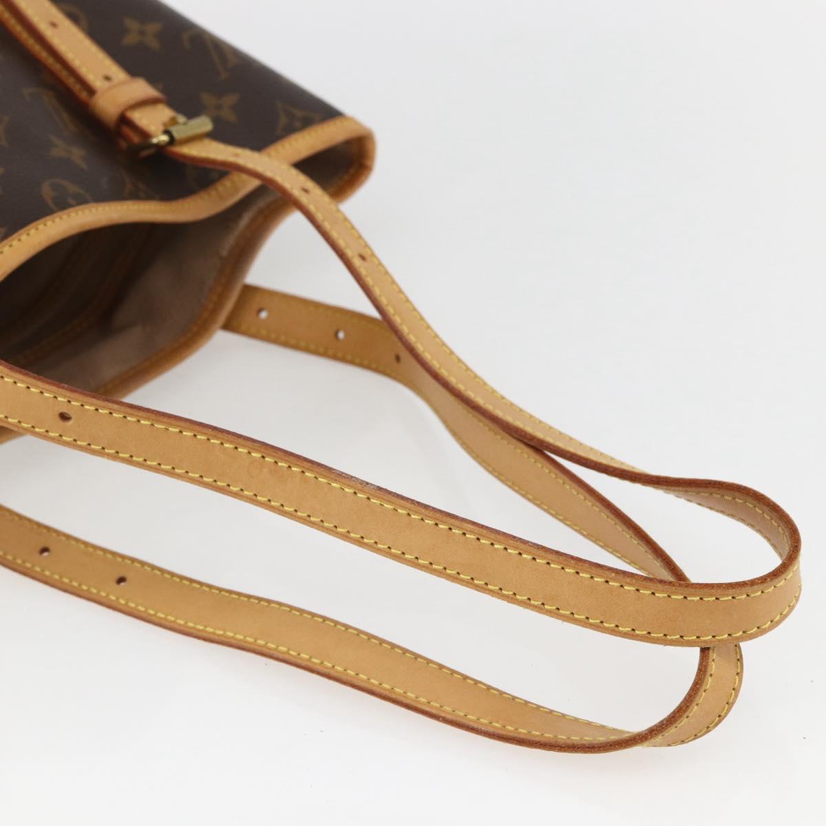 LOUIS VUITTON Monogram Bucket GM Shoulder Bag M42236 LV Auth ka861