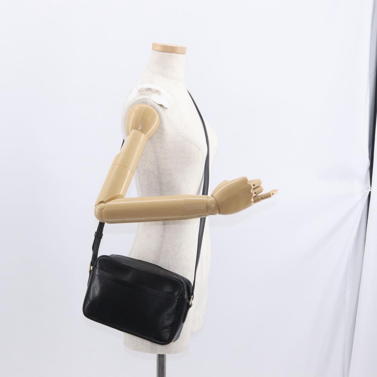 LOUIS VUITTON Epi Trocadero 23 Shoulder Bag Black M52302 LV Auth ka902