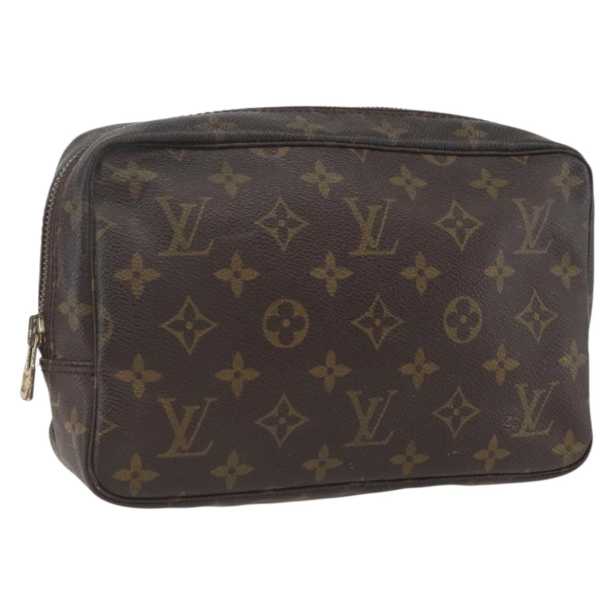 LOUIS VUITTON Monogram Trousse Toilette 23 Clutch Bag M47524 LV Auth ka925