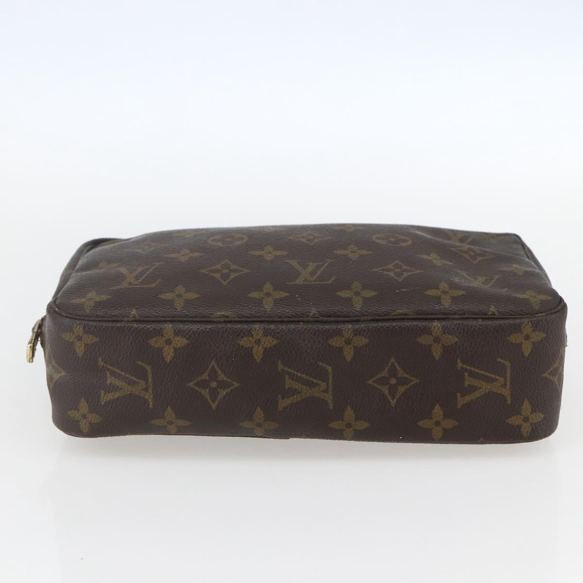 LOUIS VUITTON Monogram Trousse Toilette 23 Clutch Bag M47524 LV Auth ka925