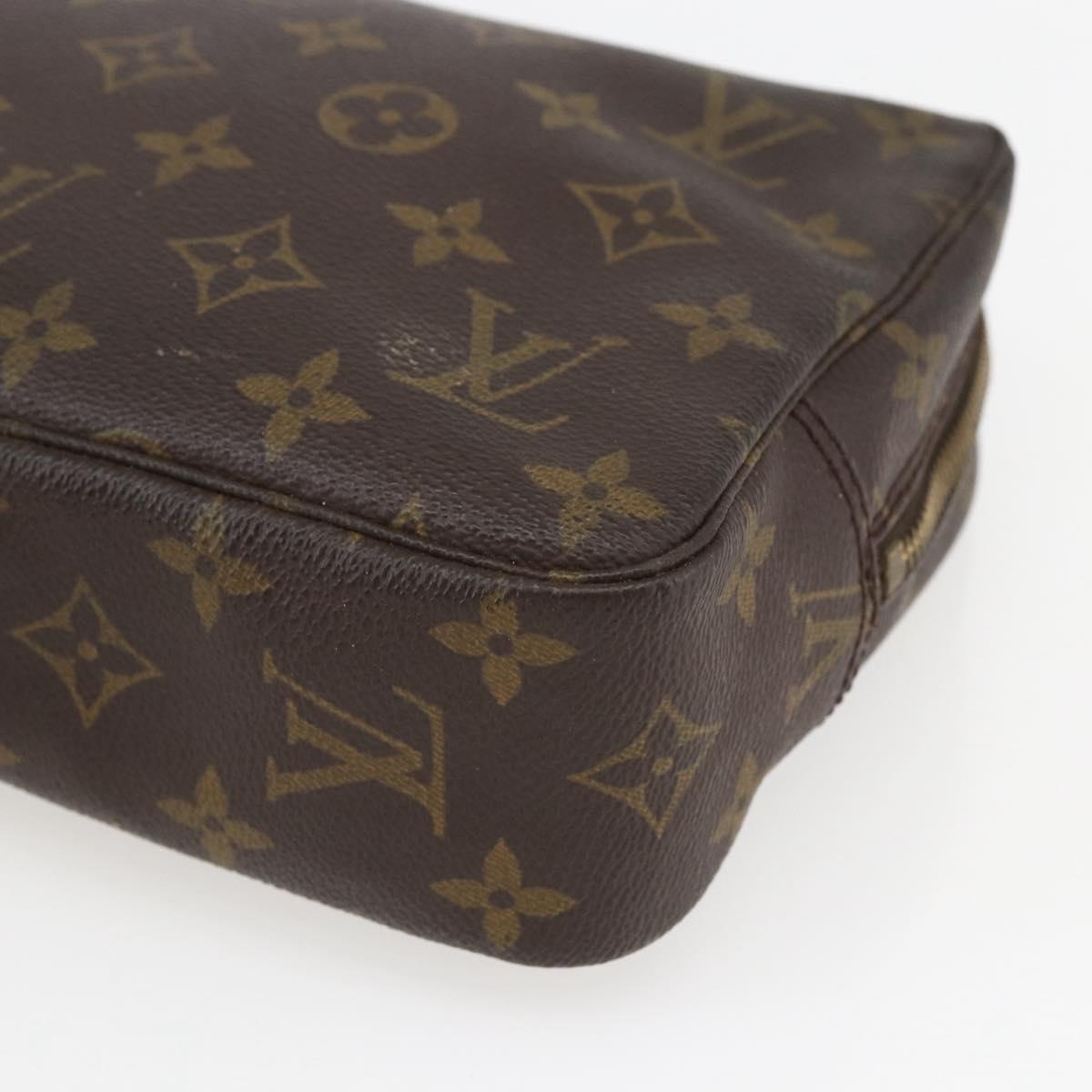 LOUIS VUITTON Monogram Trousse Toilette 23 Clutch Bag M47524 LV Auth ka925