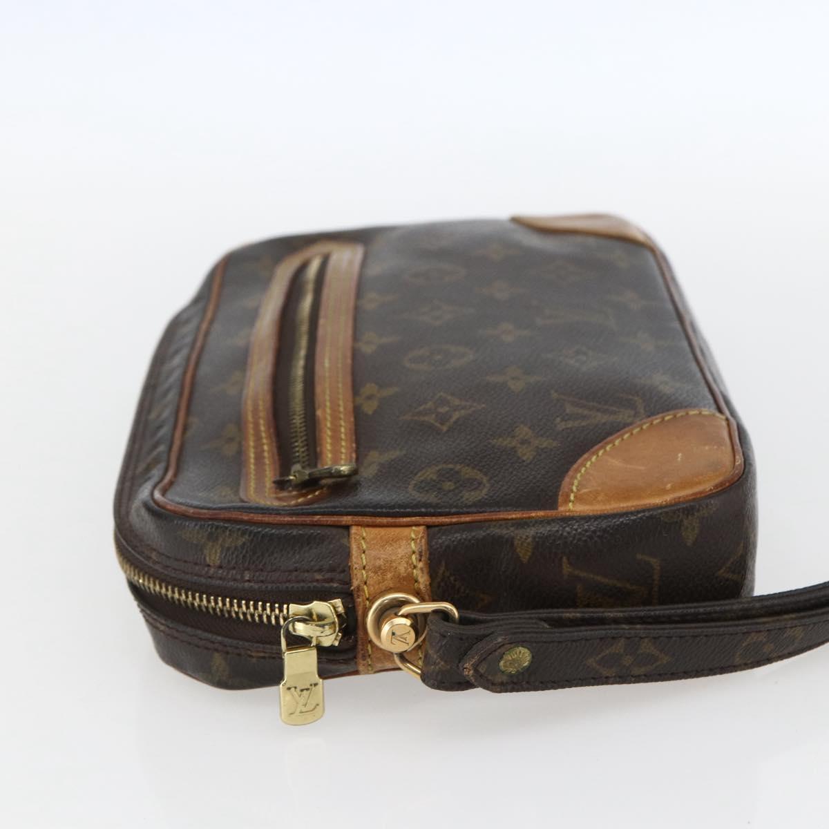 LOUIS VUITTON Monogram Marly Dragonne GM Clutch Bag M51825 LV Auth ka926