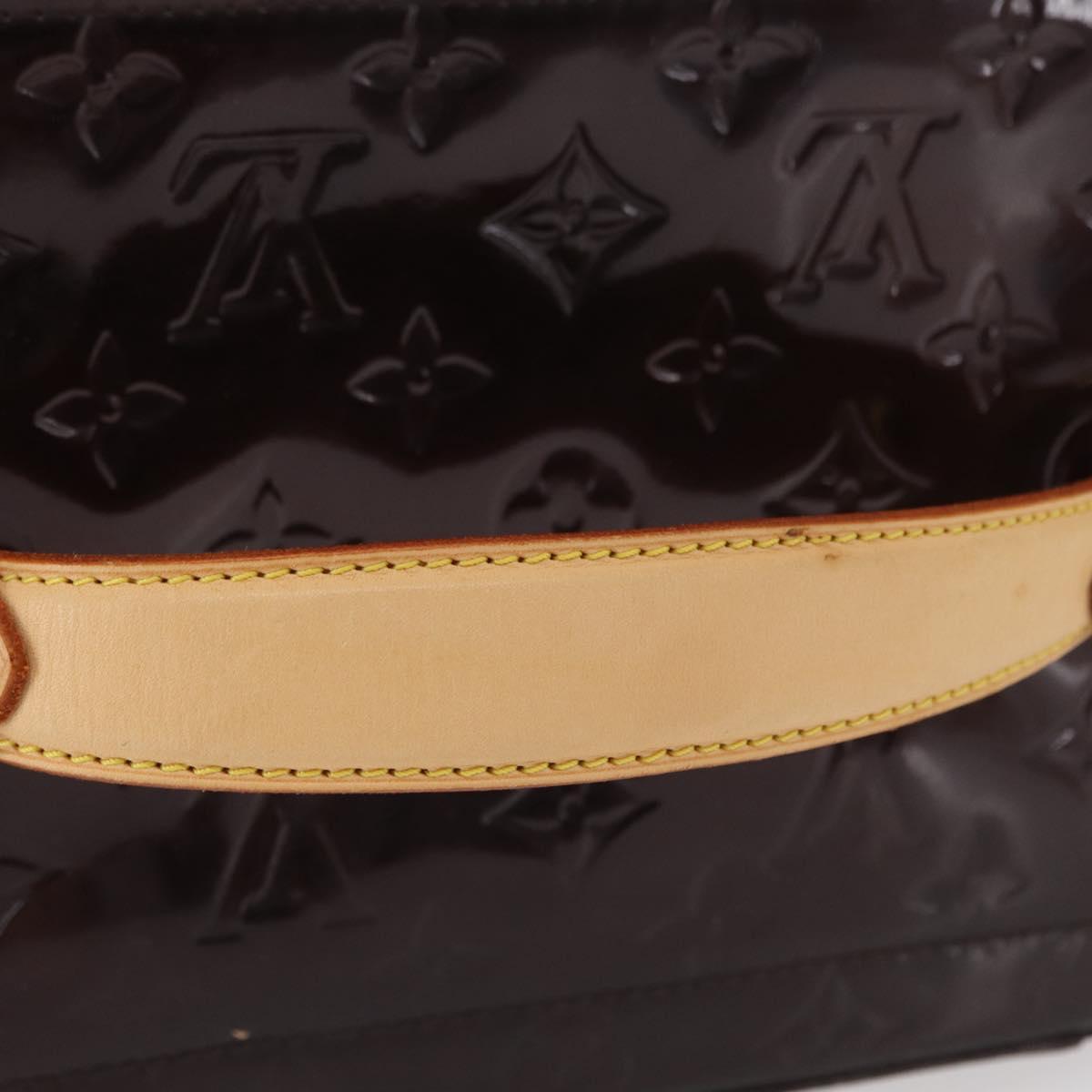 LOUIS VUITTON Monogram Vernis Vanity GM Amarante M93512 Auth ka927