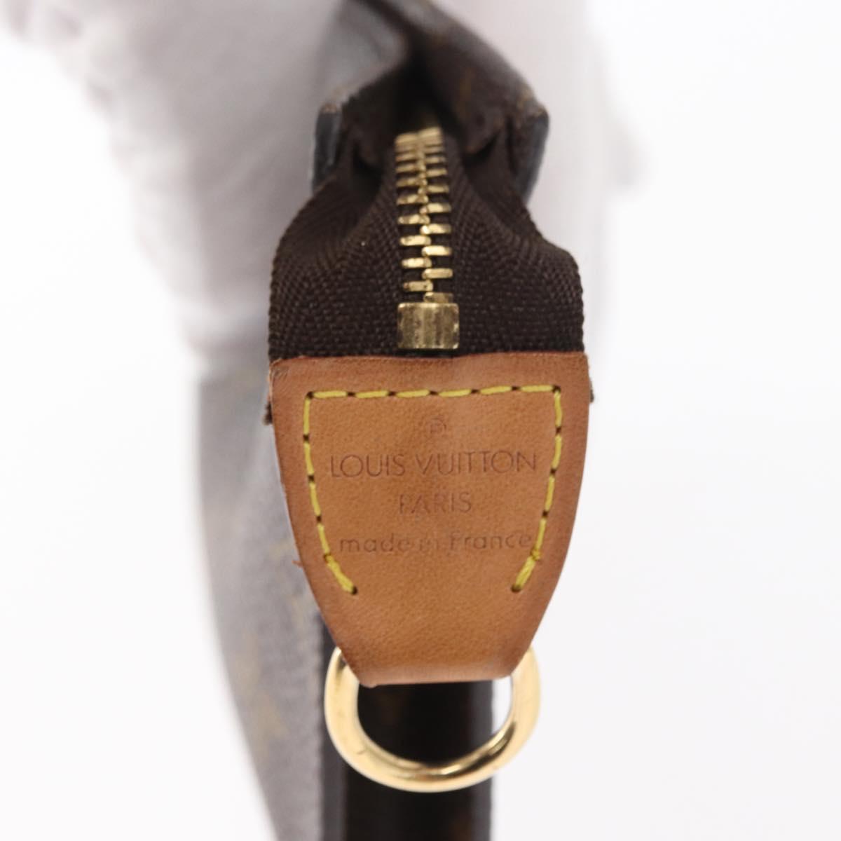 LOUIS VUITTON Monogram Bucket PM Accessory Pouch LV Auth ka944