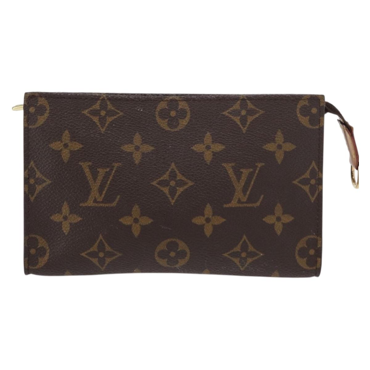 LOUIS VUITTON Monogram Bucket PM Accessory Pouch LV Auth ka944