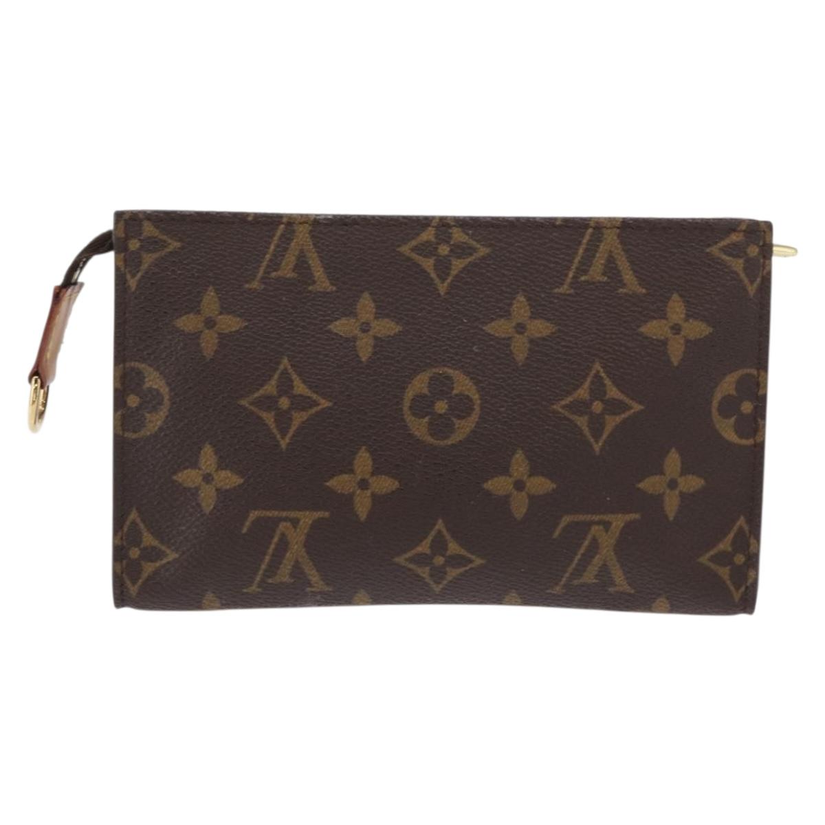 LOUIS VUITTON Monogram Bucket PM Accessory Pouch LV Auth ka944
