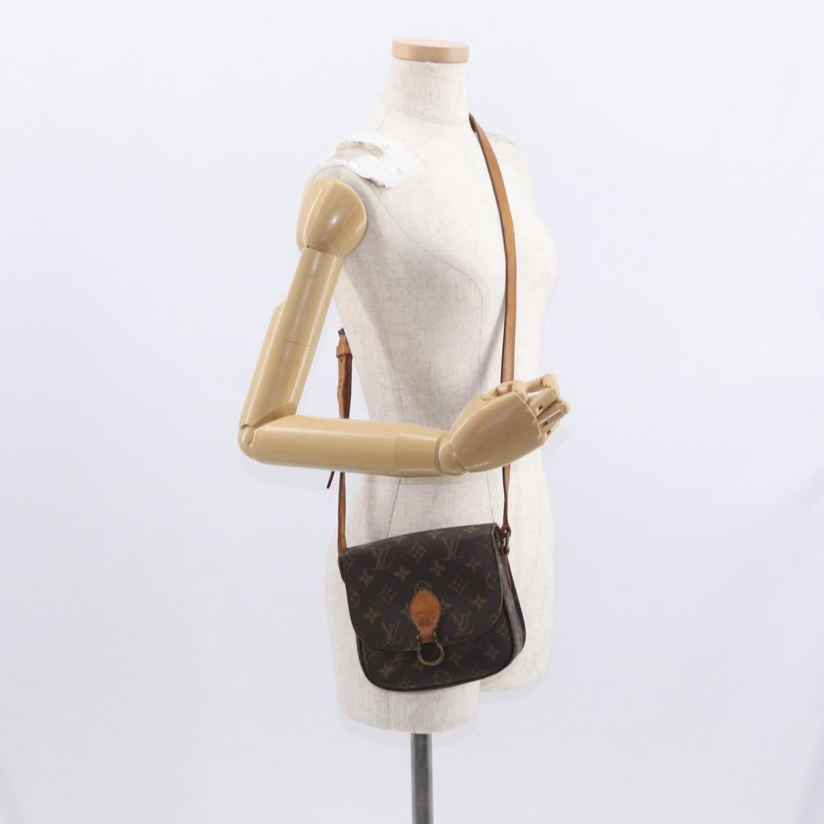 LOUIS VUITTON Monogram Saint Cloud PM Shoulder Bag M51244 LV Auth ka952