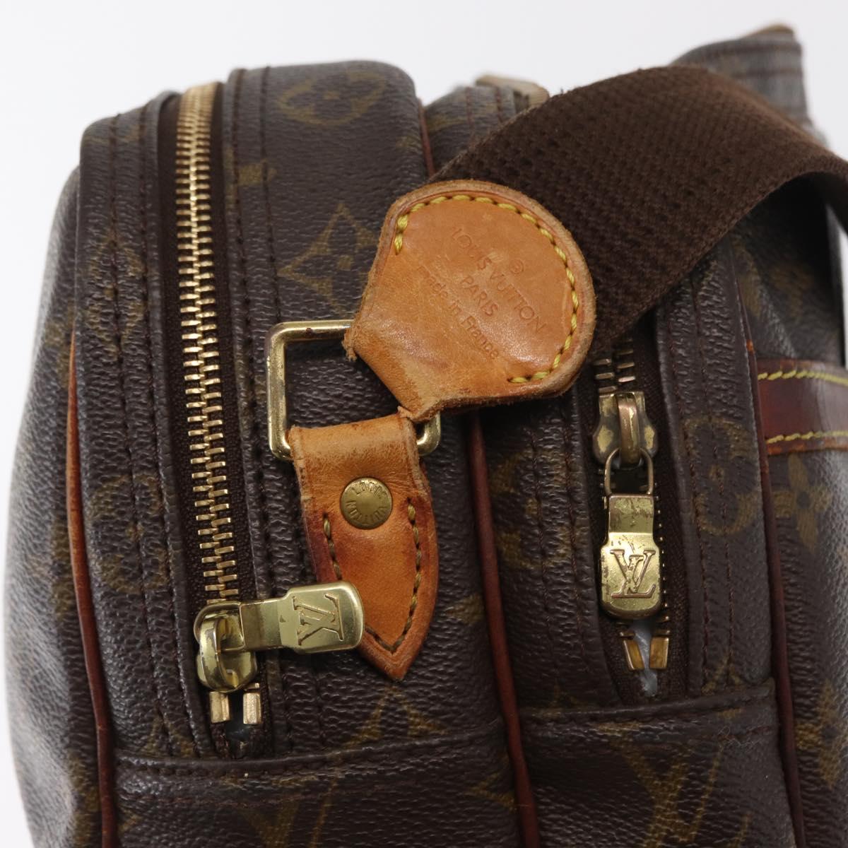 LOUIS VUITTON Monogram Reporter PM Shoulder Bag M45254 LV Auth ka955
