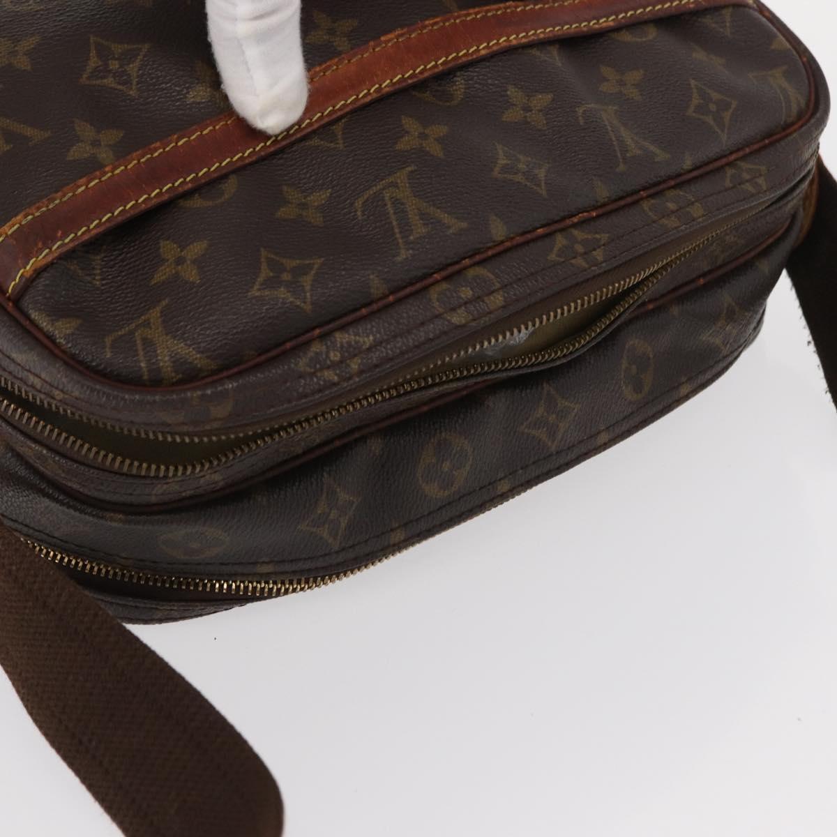 LOUIS VUITTON Monogram Reporter PM Shoulder Bag M45254 LV Auth ka955