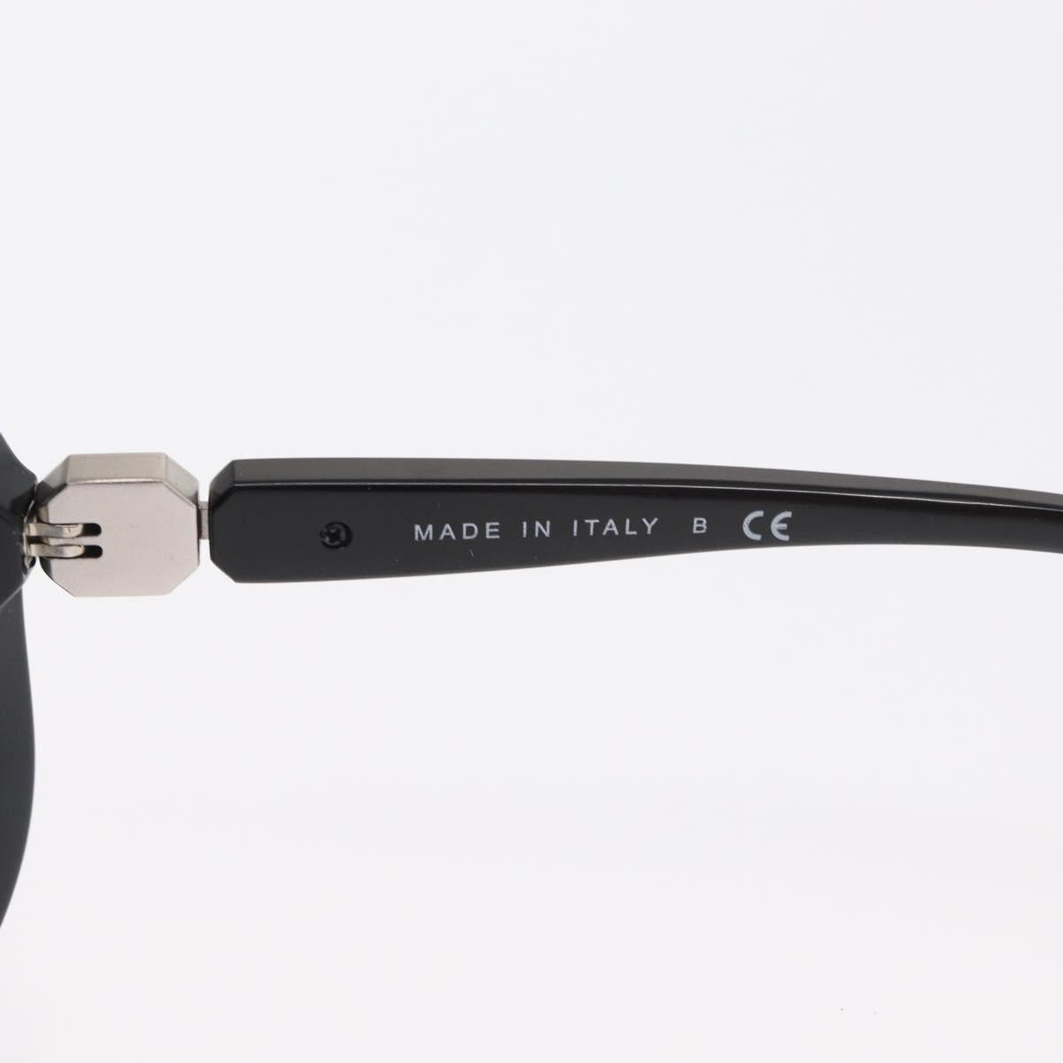 CHANEL Sunglasses plastic Black CC Auth ka958