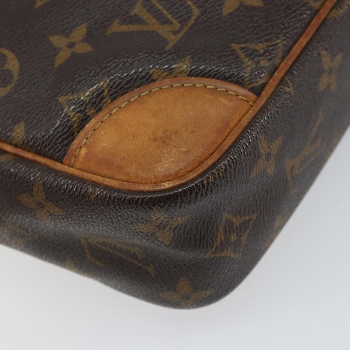 LOUIS VUITTON Monogram Compiegne 28 Clutch Bag M51845 LV Auth ka961