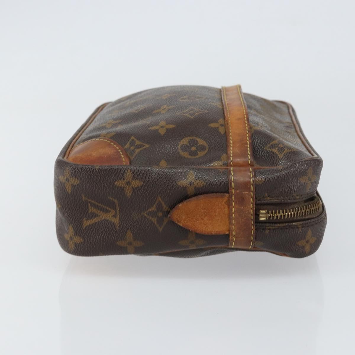 LOUIS VUITTON Monogram Compiegne 28 Clutch Bag M51845 LV Auth ka961