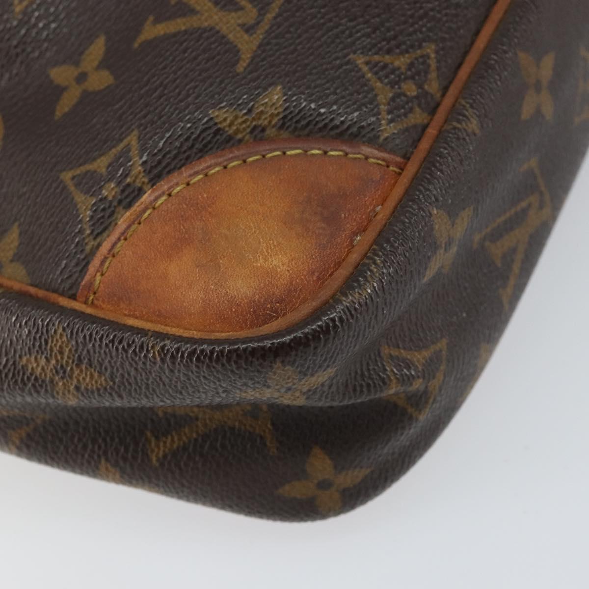 LOUIS VUITTON Monogram Compiegne 28 Clutch Bag M51845 LV Auth ka961