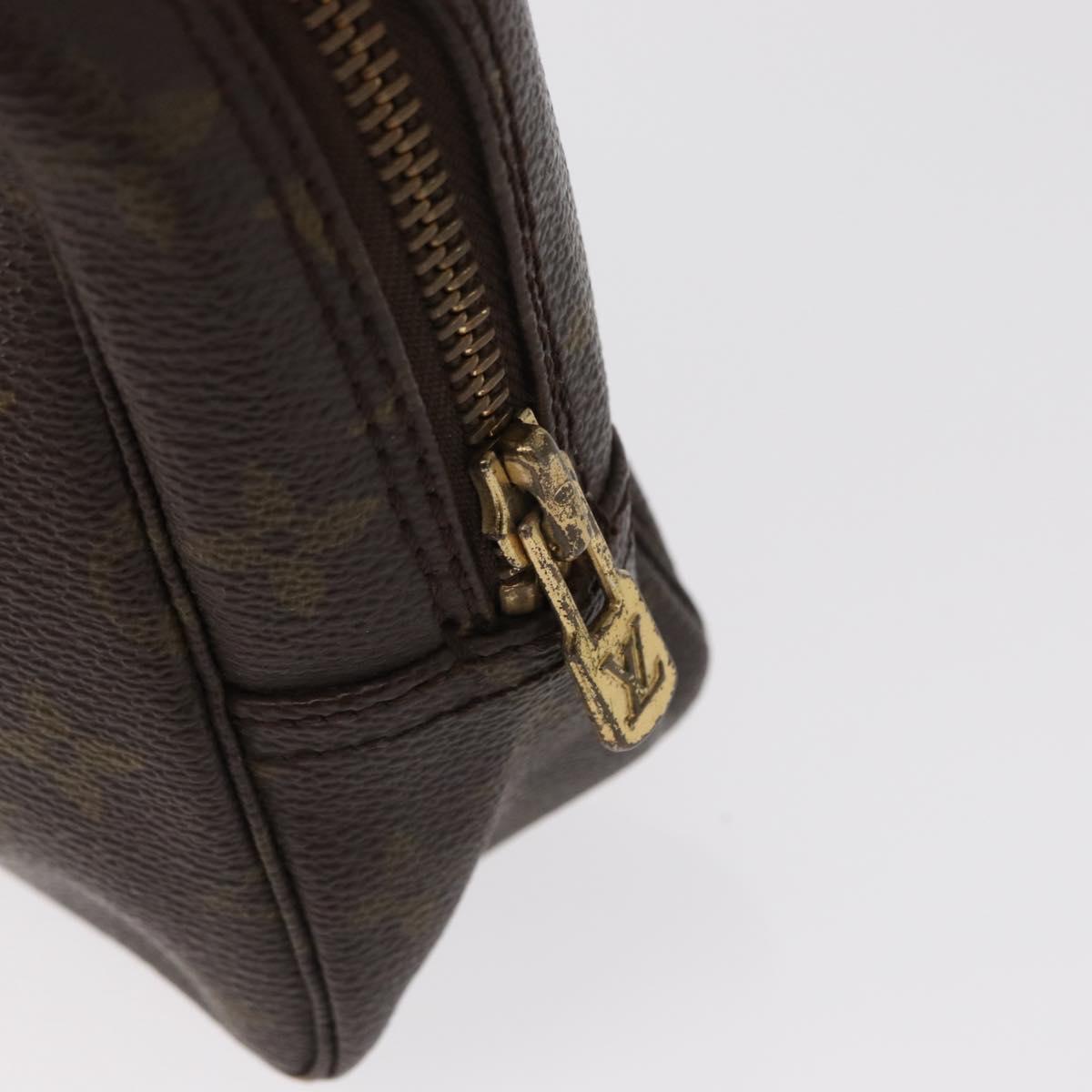 LOUIS VUITTON Monogram Trousse Toilette 23 Clutch Bag M47524 LV Auth ka962