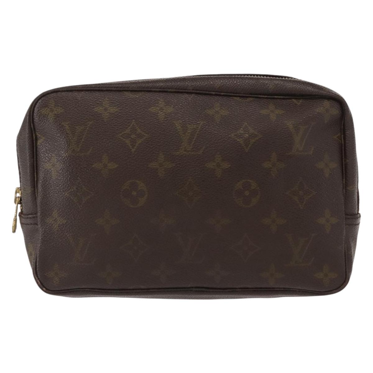 LOUIS VUITTON Monogram Trousse Toilette 23 Clutch Bag M47524 LV Auth ka962