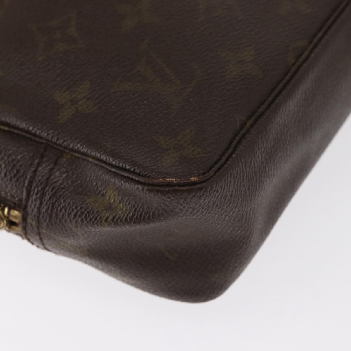 LOUIS VUITTON Monogram Trousse Toilette 23 Clutch Bag M47524 LV Auth ka962