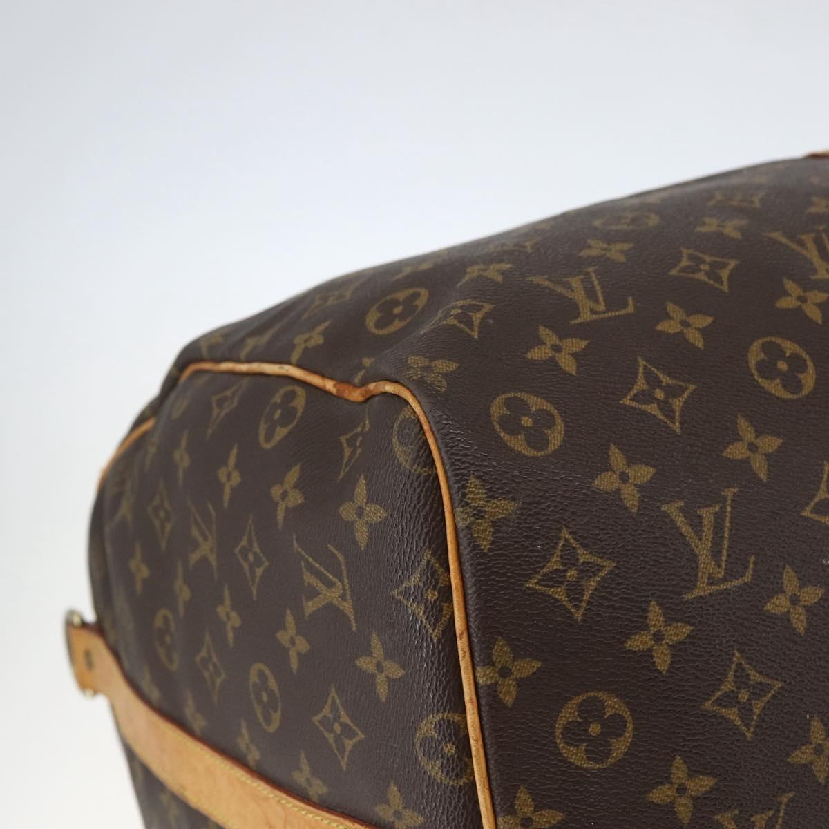 LOUIS VUITTON Monogram Keepall Bandouliere 60 Boston Bag M41412 LV Auth ka964